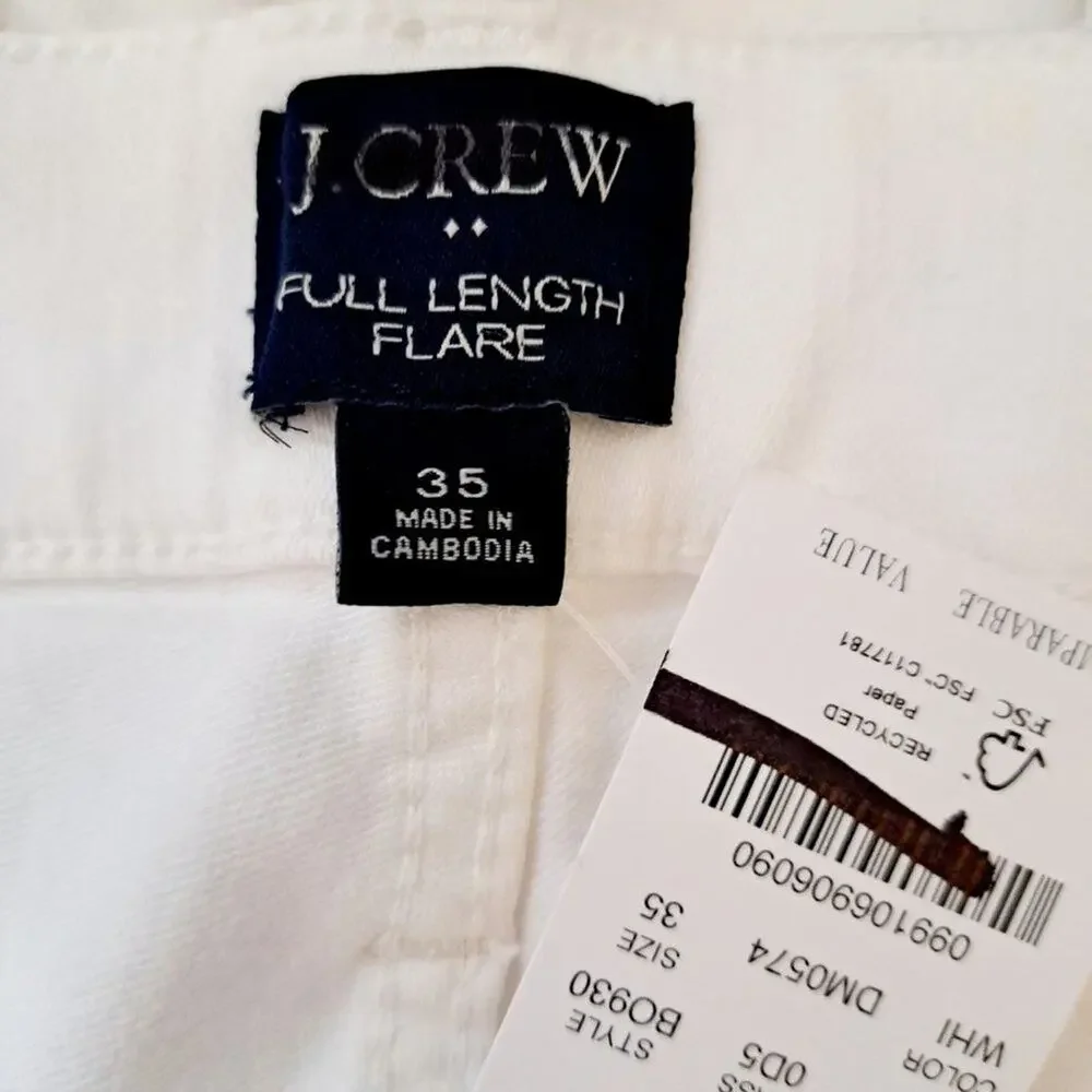 J Crew Signature Stretch Flare Leg Jeans